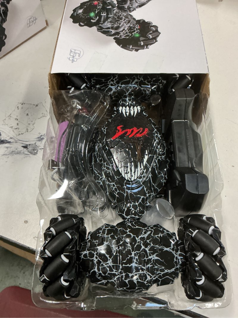 Condition photo showing Good Condition for Remote Control Car, 2.4Ghz 4WD Gravity Gesture Sensing RC Cars, Monster Stunt Twist Truck Kids Toys for 5-7 yr Boys & Girls, RC Drift Car with Light Music Gift for Boy Toys Age 8-13 yr Black