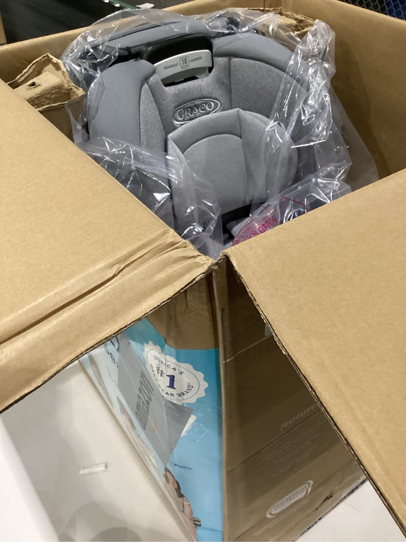 Condition photo showing Good Condition for graco 4ever dlx 4-in-1 baby car seat, infant to toddler car seat, 10 years of use, rear-facing, forward-facing, highback booster, and backless booster seat modes, comfortable and convenient, charlie