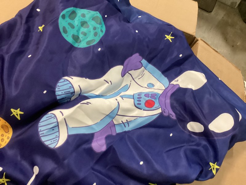 Condition photo showing New/Like New for Space Rocket Planet Astronaut Pack n Play Baby Play Mini Crib for Boys Girls Player Matteress Cover 39 * 27 * 5in 202b5348 202b5348 Playard Sheet
