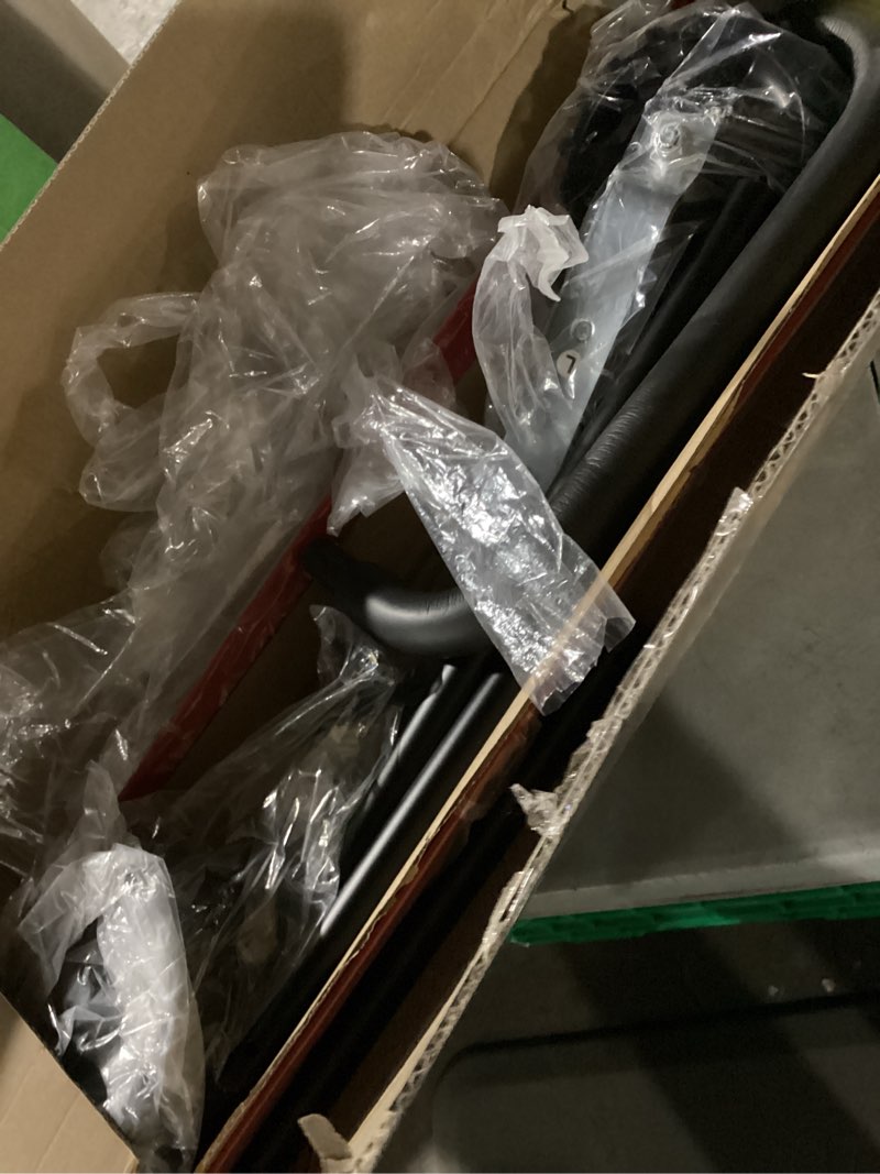 Condition photo showing Good Condition for 38 Inch Snow Shovel for Driveway, Brewin SnowPro Bi-Direction Heavy Duty Snow Pusher with Wheels and Angled Blade for Efficient Snow Removal, Back Saver Snow Plow for Doorway Sidewalk