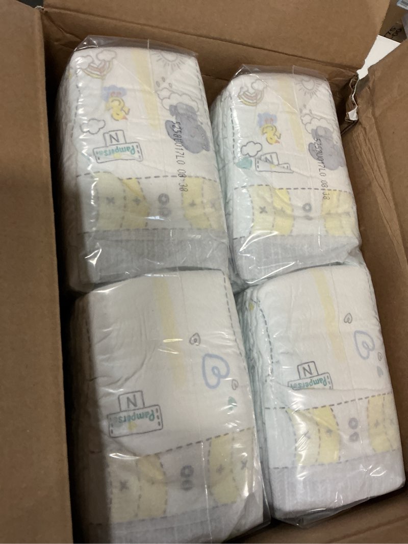 Condition photo showing New/Like New for Pampers Swaddlers Diapers, Size 0 (up to 10 lbs), 84 Count, Absorbent, Keeps Baby Dry and Comfortabl