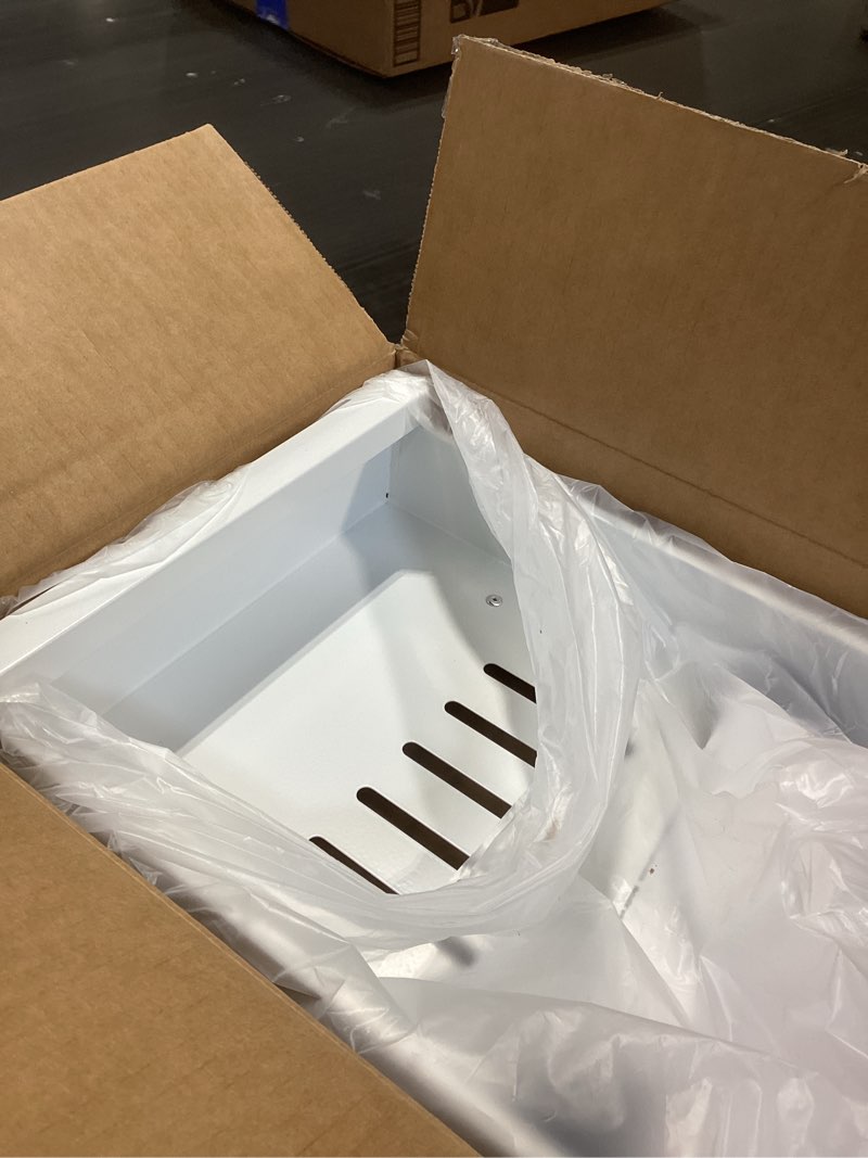 Condition photo showing Good Condition for 1 pack | 21" deep pull out cabinet organizer adhesive, 10-inch wide sturdy carbon steel roll-out drawers for face frame or frameless cabinets,slide-out shelves for pantry.