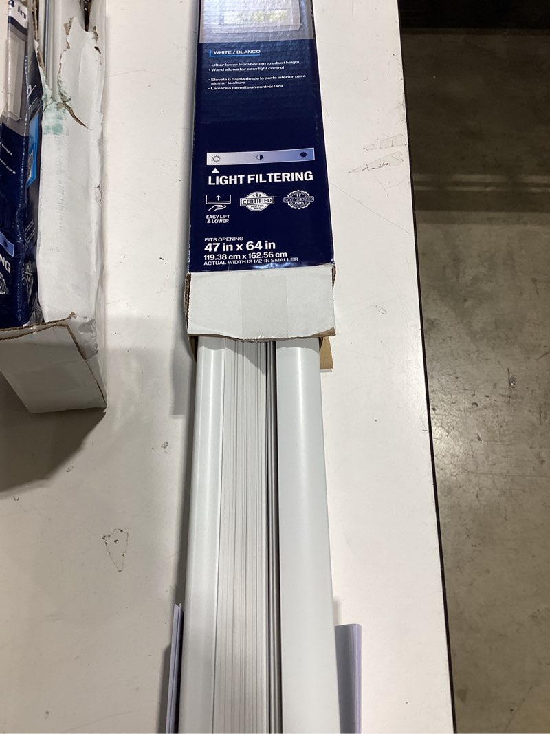 Condition photo showing As Is for utilitech 4-ft 4000 lumens white cool white led flush mount garage shop light