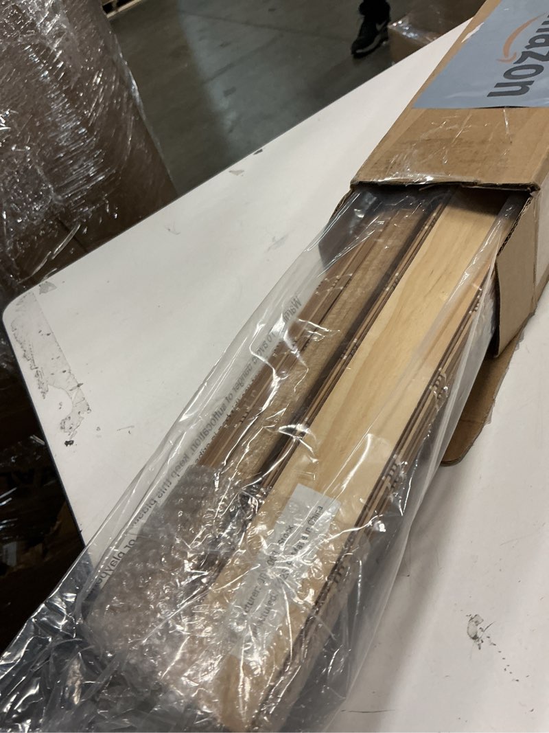 Condition photo showing Good Condition for LazBlinds No Tools No Drill Cordless Bamboo Roman Shades, Light Filtering Window Treatment, Roll Up Bamboo Blinds for Windows 25'' W x 48'' H, Brown Light Filtering-brown206 25" W x 48" H