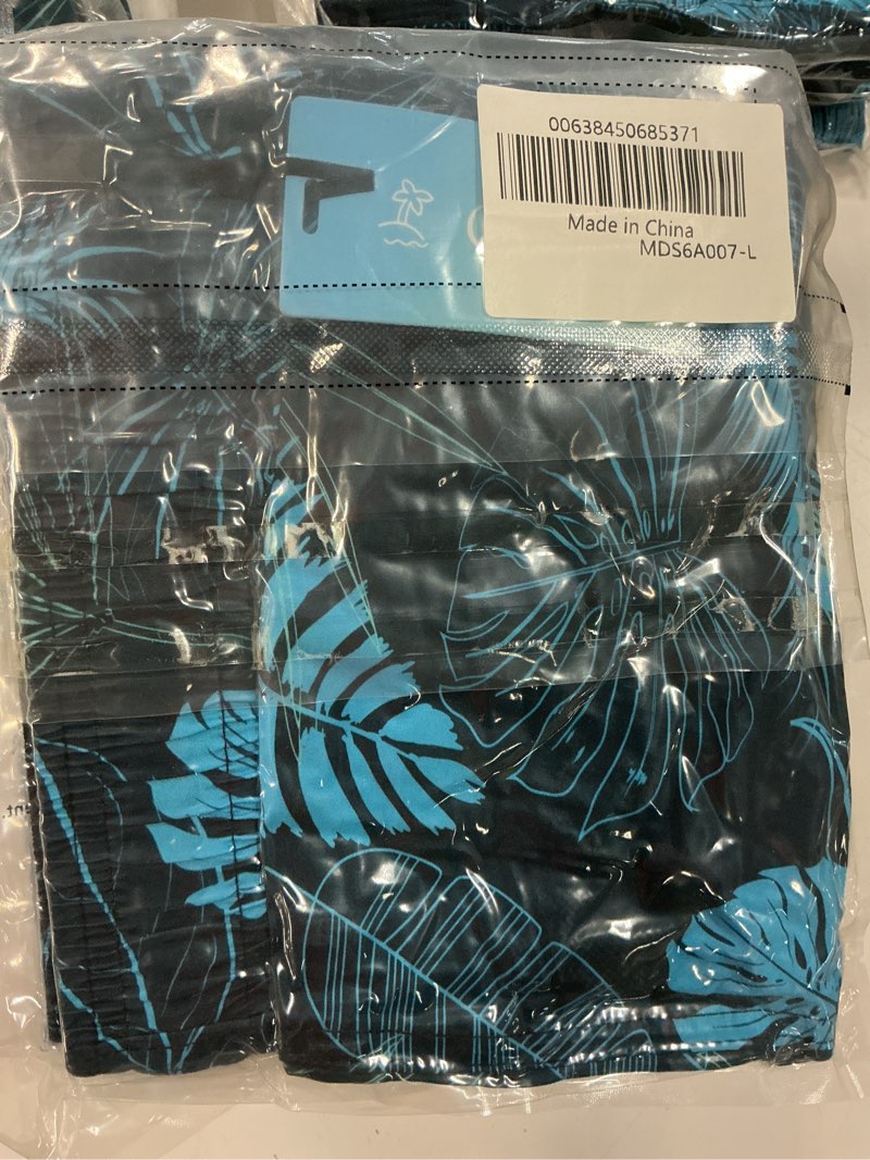 Condition photo showing New/Like New for l lollipie mens swim trunks with compression liner 5.5  inseam quick dry bathing suit lightweight swimming shorts