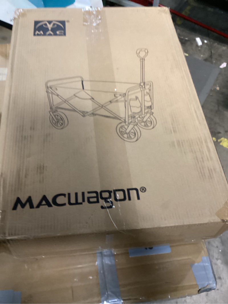 Condition photo showing Good Condition for Mac Sports Collapsible Folding Outdoor Utility Wagon, Black