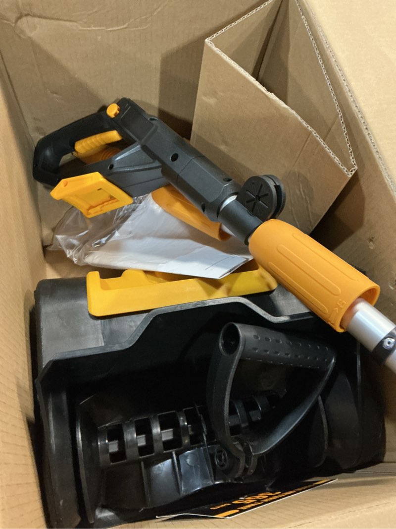 Condition photo showing New/Like New for Cordless Snow Shovel Compatible with DeWalt 20V MAX Battery (Tool Only), 11" Lightweight Electric Snow Blower with 20FT Max Throw & Adjustable Handle, Snow Thrower for Driveway, Deck, Patio & Steps Black+Yellow