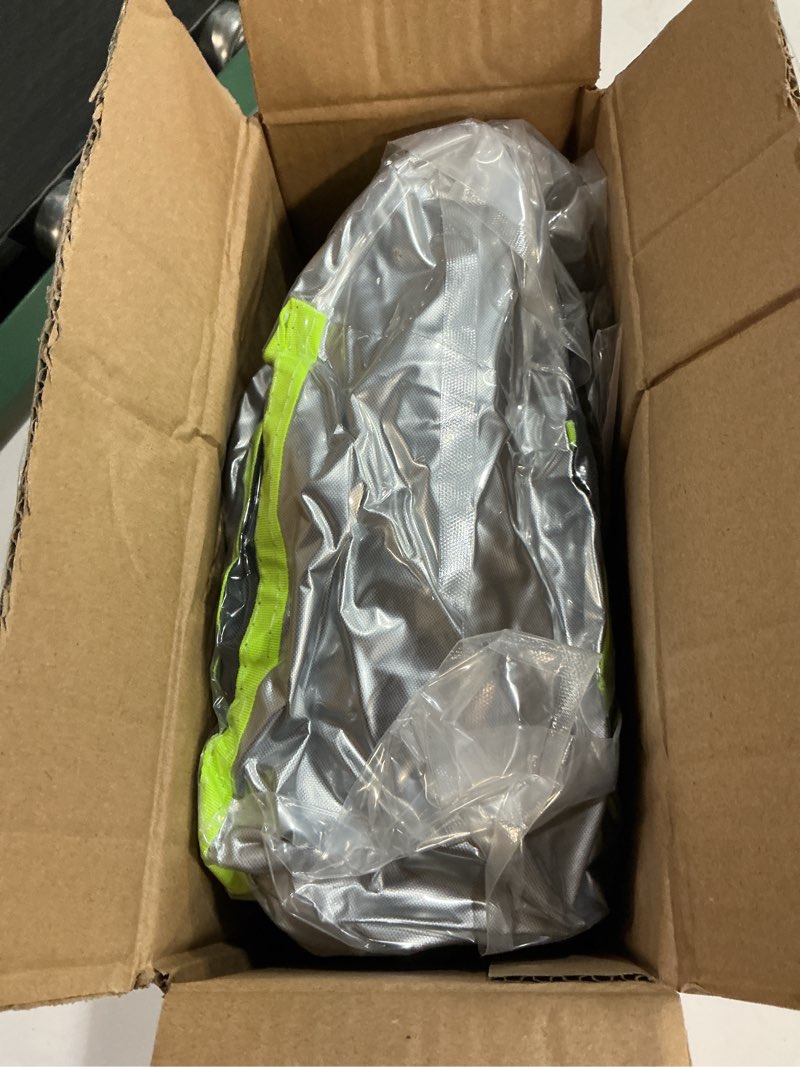 Condition photo showing New/Like New for waterproof cab covers fits for wrangler 2007-2025 jk jl 2 door all sub-models,covers outdoor sun rain wind snow protection,slivery storage bag with extra accessories