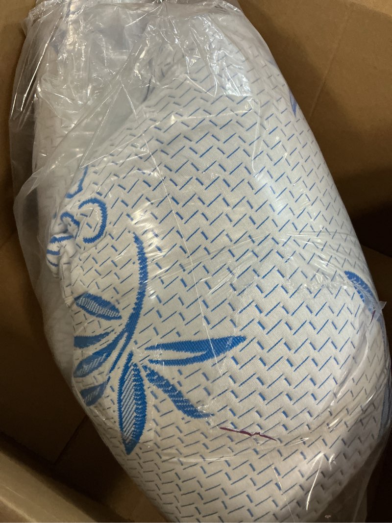 Condition photo showing Good Condition for Standard Size 2 PACK Bamboo Pillows For Sleeping - Shredded Memory Foam Adjustable Pillow - Hypoallergenic, Removable/Washable Cover, Queen Size Sleeping Pillow 2 Pack