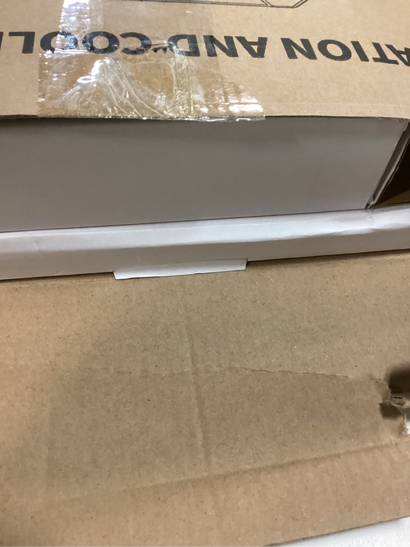Condition photo showing New/Like New for 25w smart solar fan for chicken coop w 2500mah battery, greenhouse solar powered fan w 3 modes, ip65 waterproof solar exhaust fan for dog house vent shed garage cooling 25w solar fan + smart control