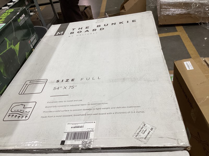 Condition photo showing Good Condition for Meliusly Premium 10mm Bunkie Board Full Size (54x75'') Patent Pending Low Profile Bed Board Design - Breathable, Noise Minimizing, Moisture Resistant Bunkieboards, Low Profile Bed Support Full (54x75'')