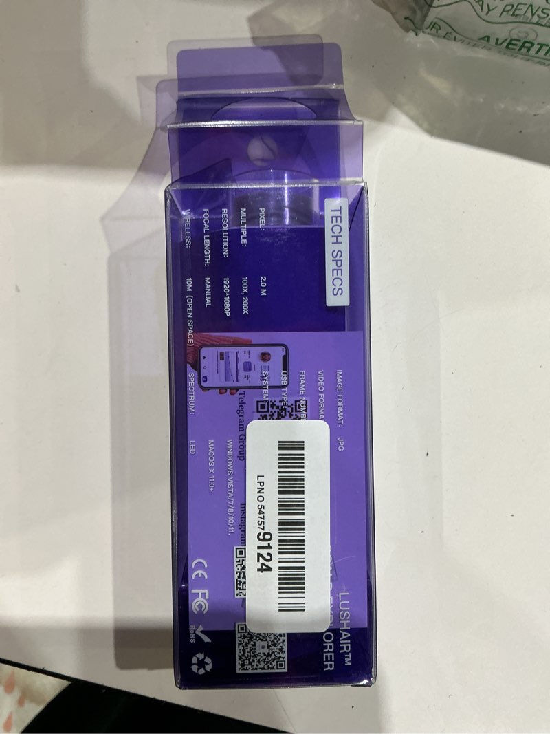 Condition photo showing Good Condition for lushair wireless hair analyzer, hair follicle tester, scalp microscope, 16 hair tests, ai smart analysis provides care plan