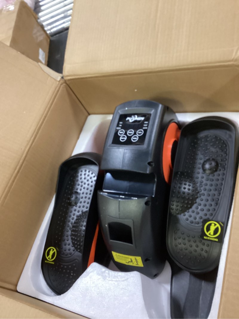 Condition photo showing New/Like New for Under Desk Elliptical Machine, Electric Elliptical Leg Exerciser for Seniors with 12 Adjustable, Portable Quiet Elliptical Exercise Machine, Seated Pedal Exerciser with Remote Control