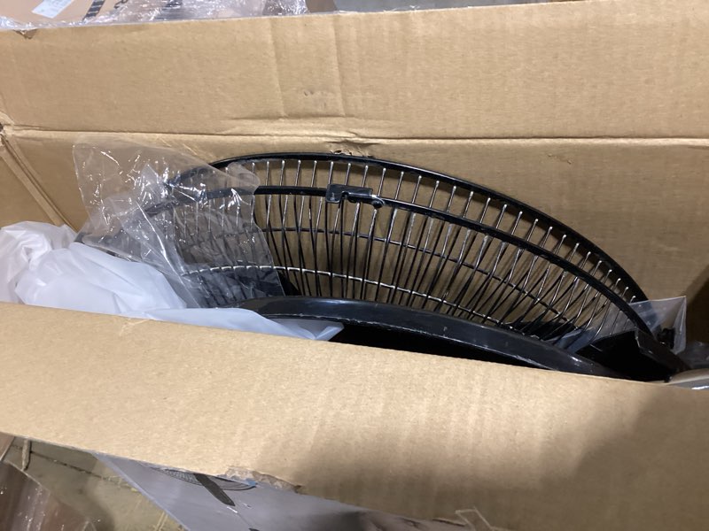 Condition photo showing As Is for PELONIS 16'' Pedestal Fan for Bedoom, Remote, Standing Fan with 7-Hour Timer, 90° Oscillation, 3-Speeds, Adjustable Height, Electric Cooling Fans for Living Room and Office Black 1 Pack