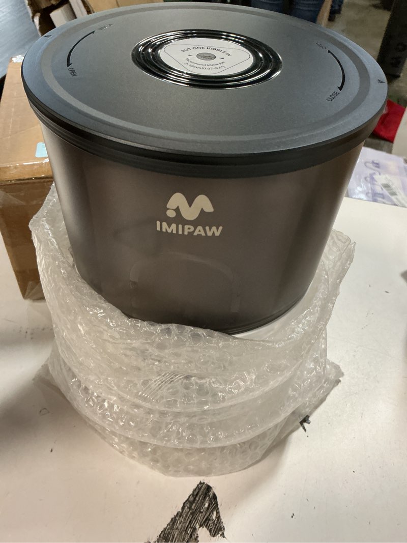 Condition photo showing Good Condition for imipaw automatic cat feeders, 3l timed cat food dispenser with clog-free design, dog pet feeder
