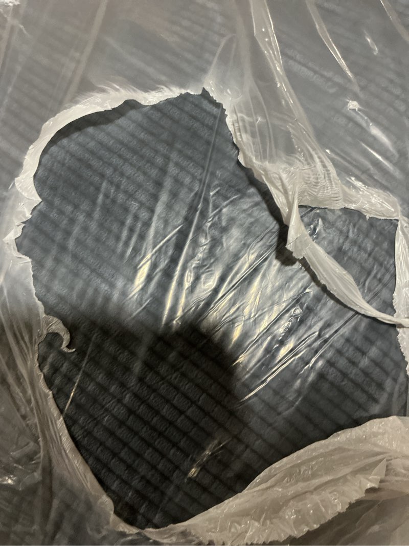 Condition photo showing Good Condition for headboard pillow king, triangle pillows for headboard, head board backrest wedge pillow for reading sitting working, daybed pillows with removable cover for bed dorm sofa, navy blue navy blue king
