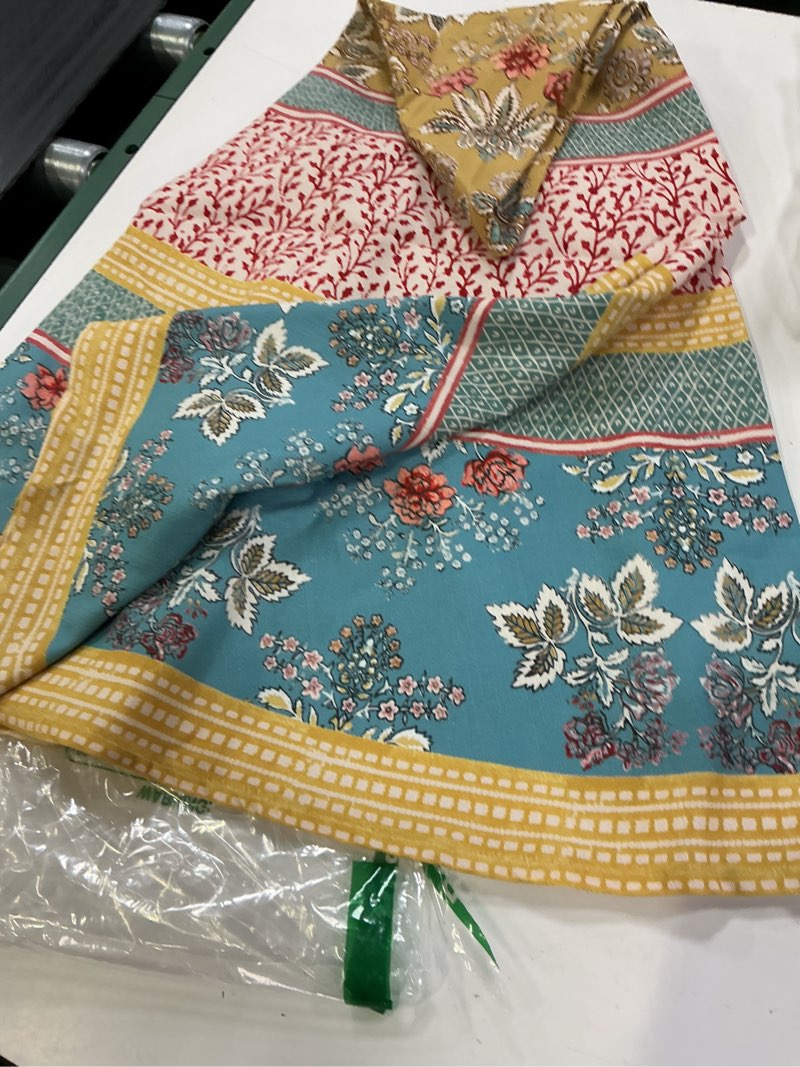 Condition photo showing Good Condition for maison d' hermine table cloth round table 100% cotton 63 round inches tablecloth reusable decorative for dining kitchen room farmhouse party home hotel restaurant spring summer - marquise 001 - marquise 63" (round)