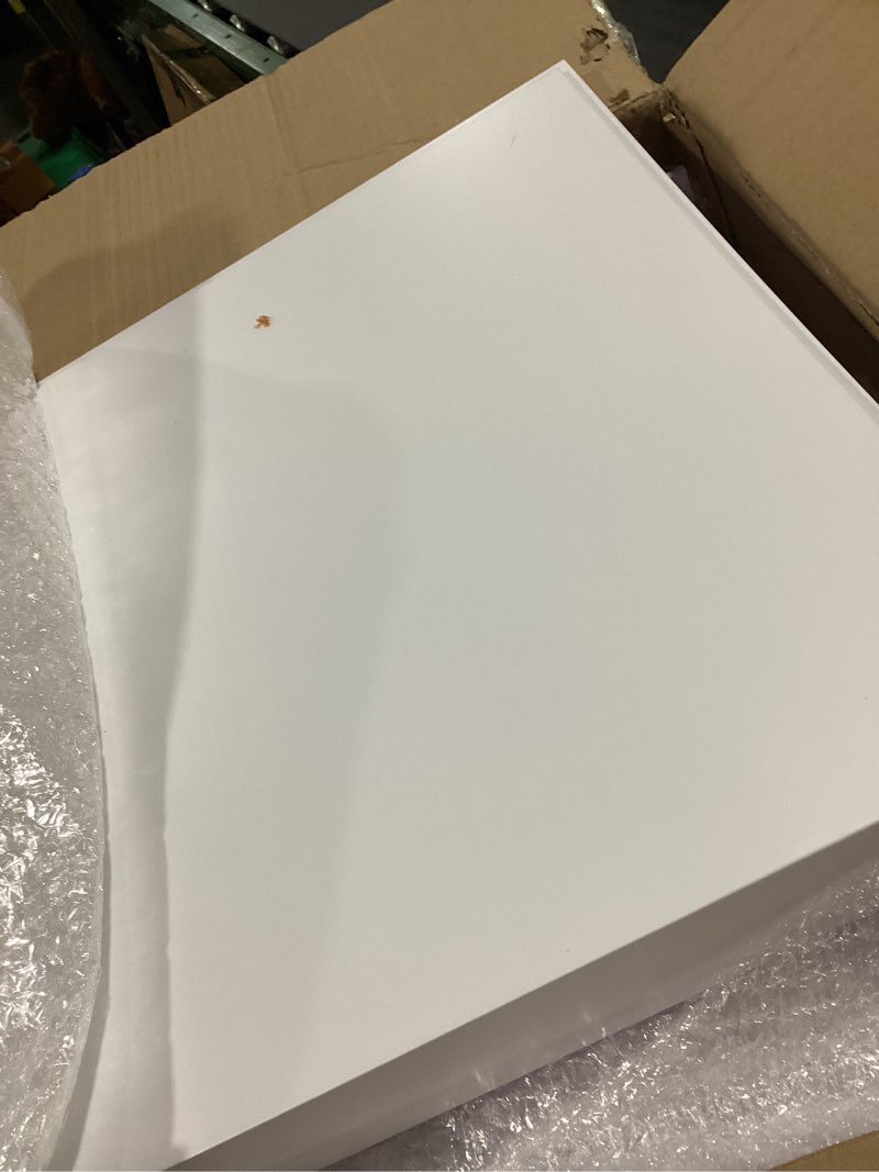 Condition photo showing Good Condition for Hoolerry 5 Pcs Wire Shelf Covers Foamed PVC Wire Rack Covers for Removable Closet (Not Wood) Pantry Shelves for Cabinet Bathroom Kitchen Shelving Decoration(White,28x16 Inch) 28x16 Inch White