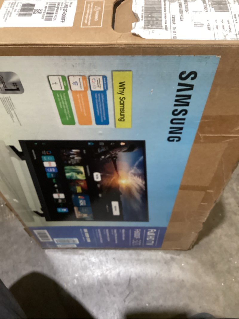 Condition photo showing As Is for samsung 32-inch class full hd f6000 smart tv (2025 model) hdr, object tracking sound lite, knox security, one ui tizen, smart tv