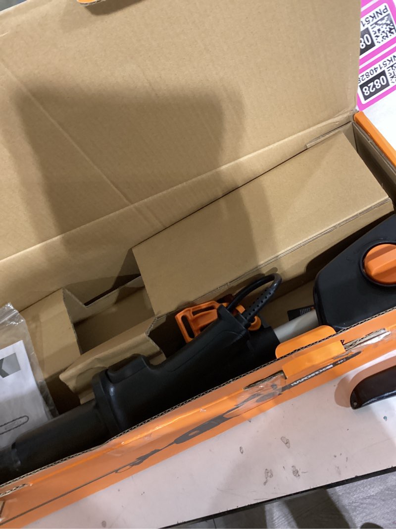Condition photo showing Good Condition for worx pole saw, 8 amp 10" electric pole saw, up to 10 ft., 28 ft/s chain speed