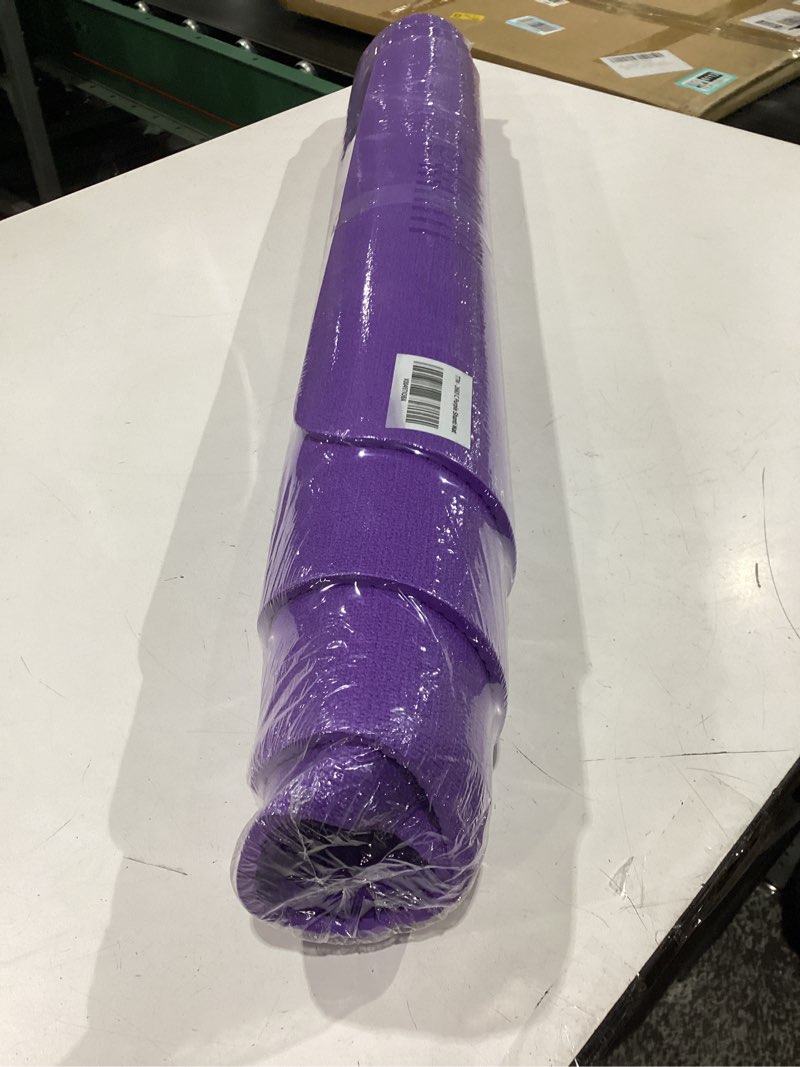 Condition photo showing New/Like New for shanti diamond series yoga mat - diamond shape to expand your practise, ultragrip surface, high dencity cushioning for, yoga, pilates, stretching & home fitness. mystic plum purple