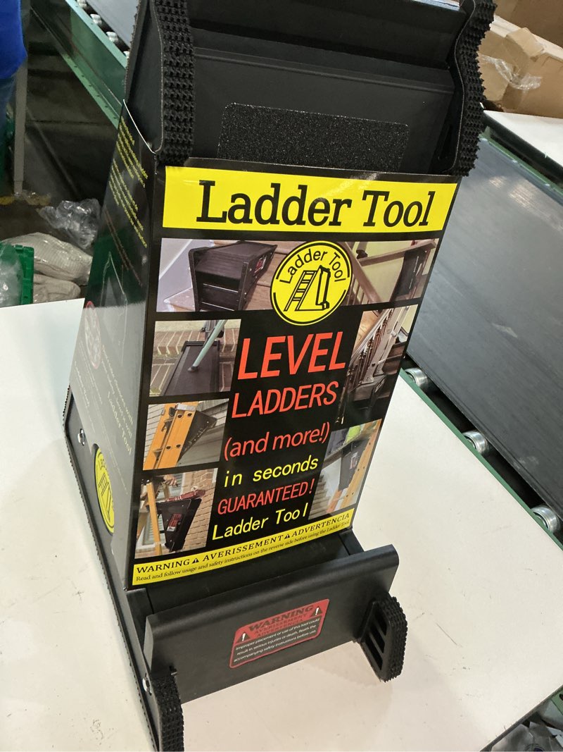 Condition photo showing New/Like New for ladder leveler,ladder jacks,ladder stabilizer tool with storage easy to use for all surfaces and uneven ground