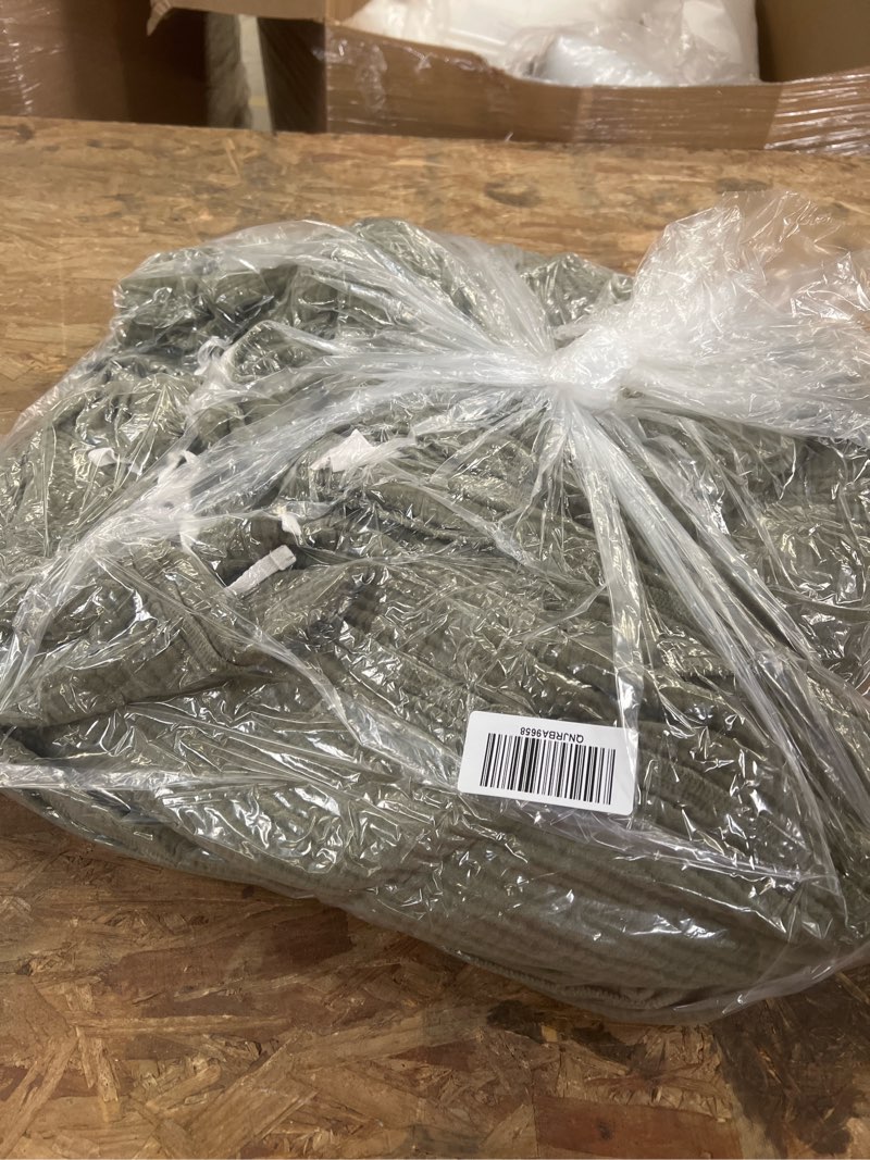 Condition photo showing Good Condition for organic airy gauze duvet cover, king/cal king, olive