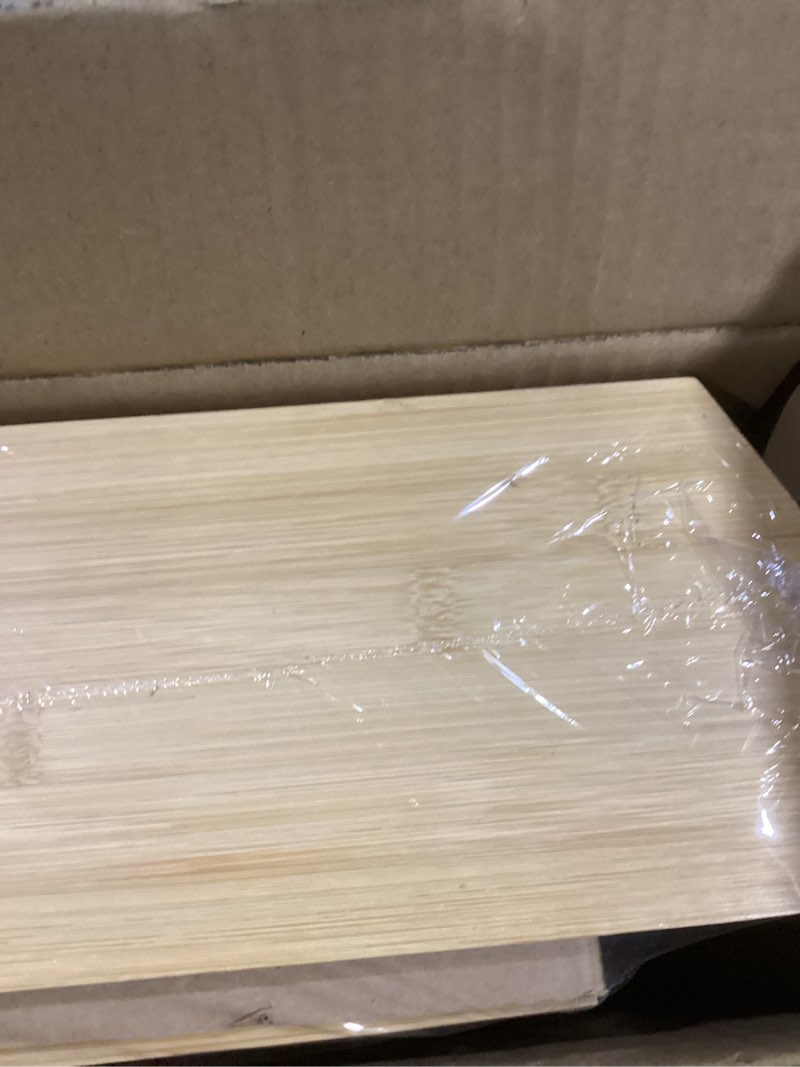 Condition photo showing Good Condition for bamboo pantry storage bins with lid - stackable baskets, potato and onion storage, wood storage bins for pantry baskets organization and storage, kitchen essential, set 5 pieces bamboo 3pack