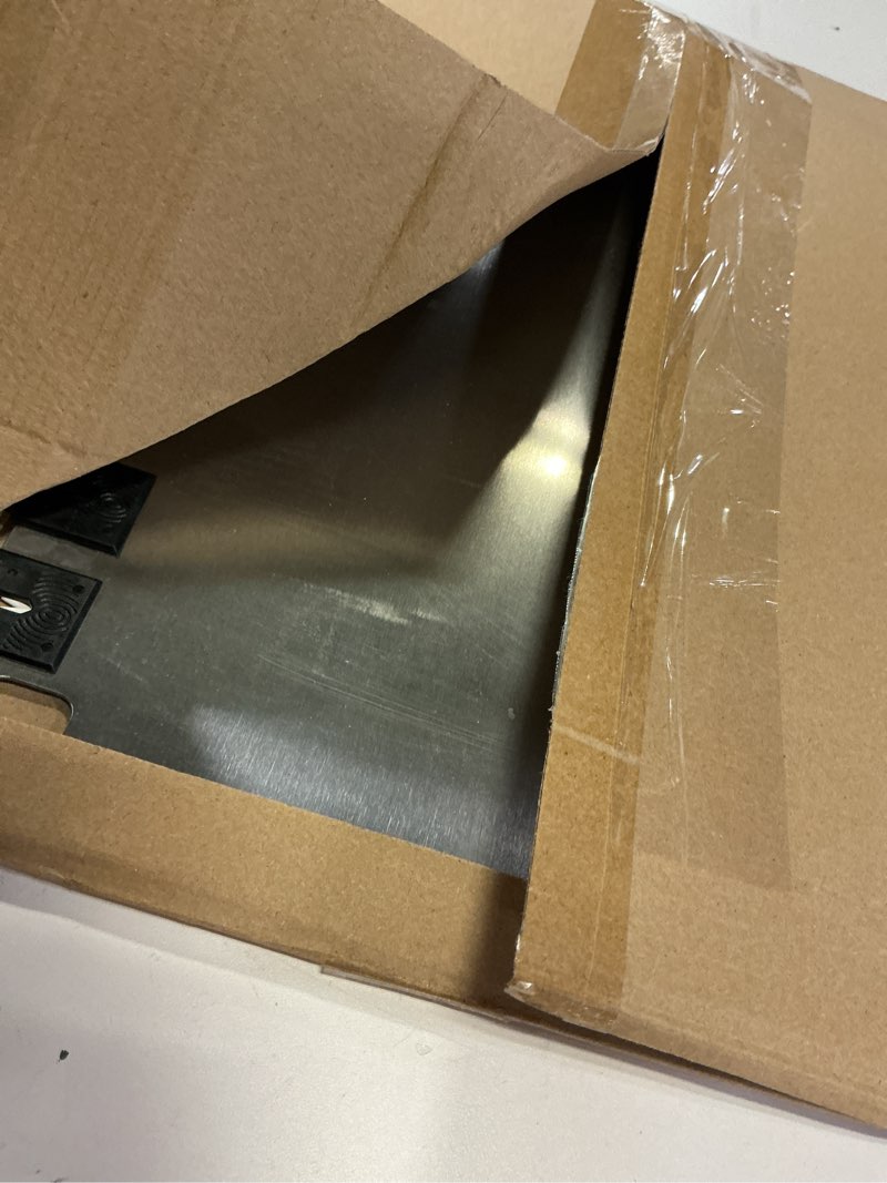 Condition photo showing Good Condition for premium titanium cutting board with dual knife sharpener, coarse & fine sharpening, non?slip silicone feet, deep juice groove, heavy duty,hygienic,dishwasher safe kitchen chopping board for home chefs