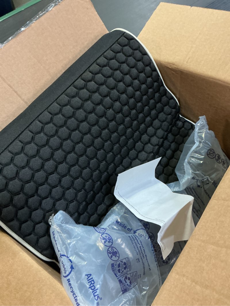 Condition photo showing Good Condition for Similar Extra Large Office Chair Cushion (19\"x17\"x3\"), Seat Cushion with Honeycomb Message Dots & High-Resilient Foam for Back & Tailbone Pain Relief, Butt Pillow for Long Sitting, Car Seat, Wheelchair, Floor