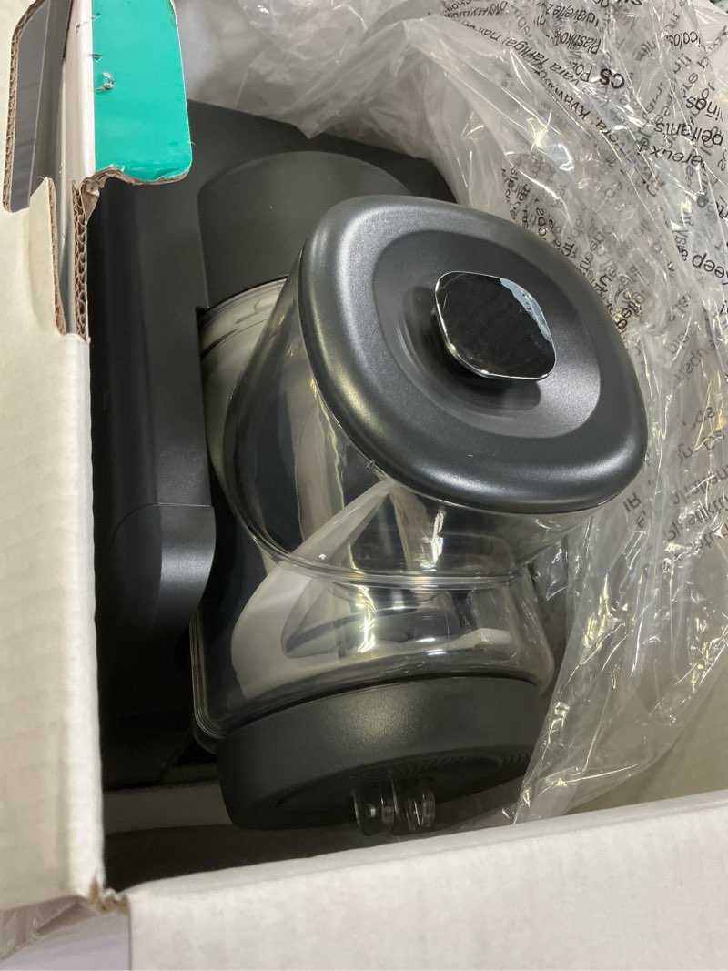 Condition photo showing New/Like New for hicozy f3 slushie machine & soft serve ice cream machine, no ice needed, self-cleaning, 5 presets for soft serve, frozen drink, milk shake, margaritas, frappés and more dark gray