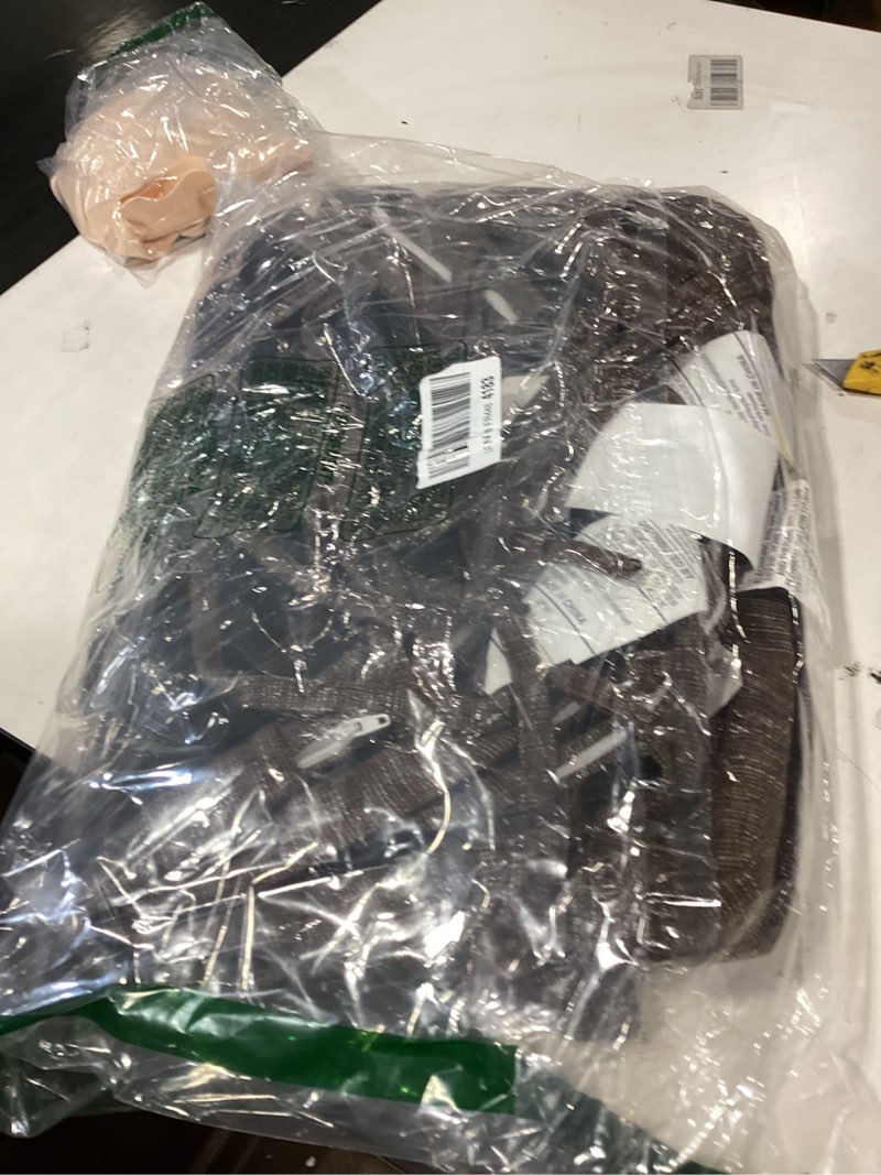 Condition photo showing New/Like New for chair cushions for dining chairs, non slip chair pads with ties and washable covers, memory foam kitchen chair cushions set of 6, 16"x16"x2.5", brown brown pack of 6