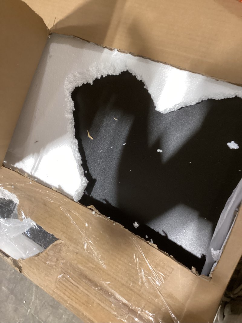 Qeetex Black Wardrobe Armoire Closet with Shutter Doors and Drawers Bedroom Armoire 