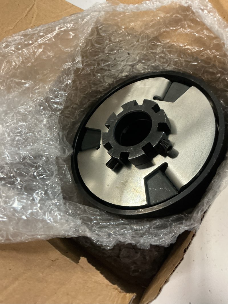 Condition photo showing As Is for youxmoto go kart clutch 1" bore 14 tooth with #40/41/420 chain, centrifugal clutch 14t for go kart minibike and fun kart engine 2-6.5 hp 1" bore 14t with chain