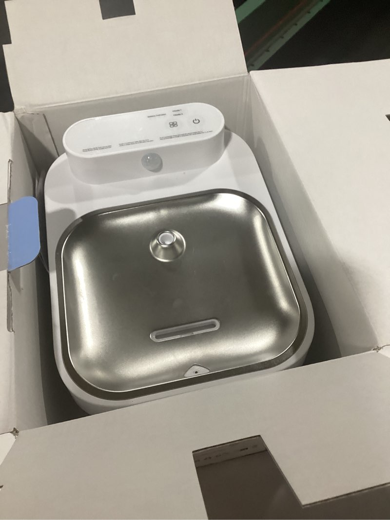 Condition photo showing Good Condition for ODSD Cat Water Fountain, App Monitoring Wastewater Separation & No Filter Cotton, Pet Water Fountain with 101oz/3L Large Capacity Tank, Wireless Automatic Water Dispenser for Cats Indoor, 2.4G Wi-Fi