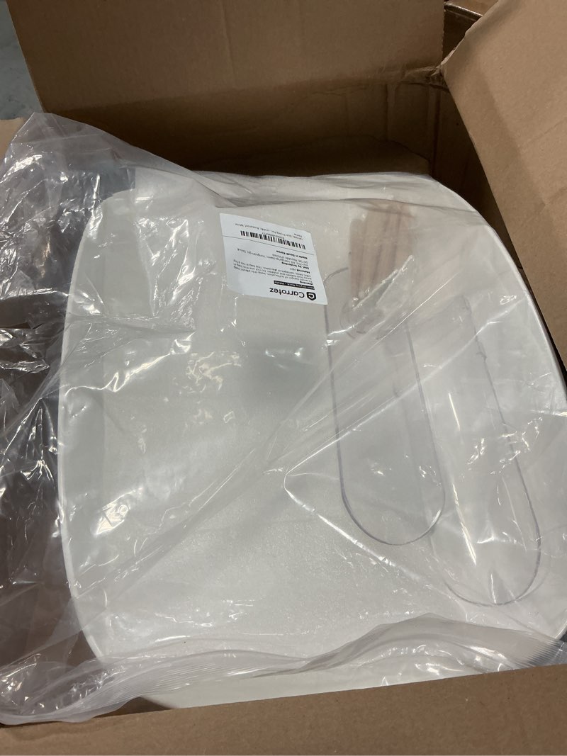 Condition photo showing Good Condition for carrotez dish drying rack, dish rack, dish drainer with swivel spout for kitchen counter, auto water drainage, durable, rustproof, white