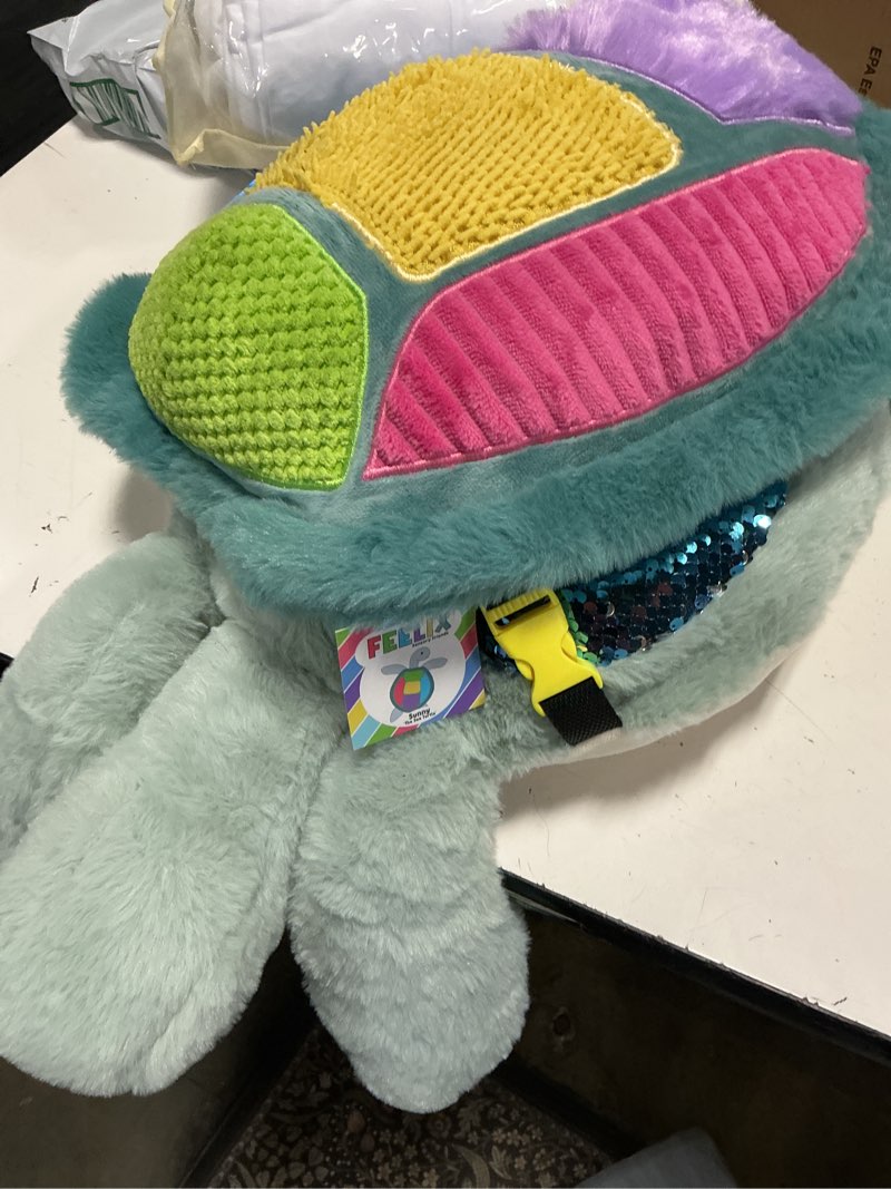 Condition photo showing Good Condition for meavia weighted sensory lap pad sea turtle plush, stuffed turtle toy with detachable lap pillow, feelix collection