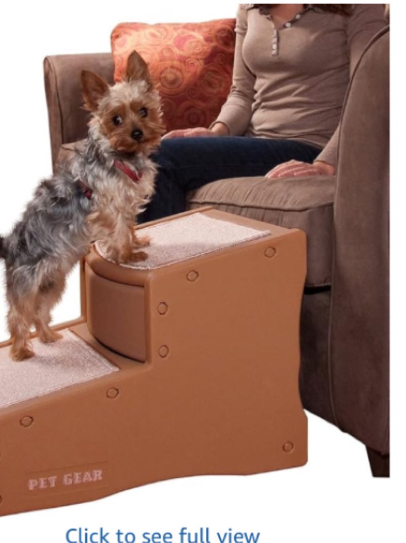 Pet Gear Easy Step II Pet Stairs, 2 Step for Cats/Dogs up to 150 Pounds, Portable, Removable Washable Carpet Tread, No Tools Required, Available in 5 Colors