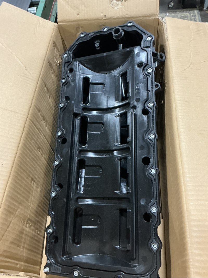 Condition photo showing Good Condition for 53022343AL Engine Oil Pan Replacement for Dodge Durango 2011-2015, Jeep Grand Cherokee 2011-2018 5.7L Replace 53022343AJ