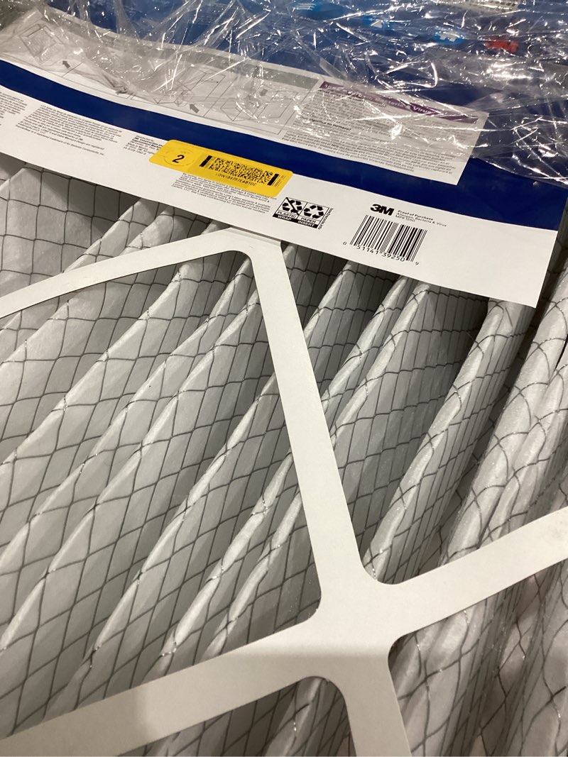 Condition photo showing As Is for 3M Filtrete 1550 Allergen Reduction Filter 20x25x5