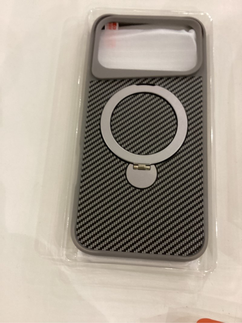 for iPhone 17 Pro Max Case with 360° Magnetic Stand [Compatible with MagSafe] – Carbon Fiber Protect