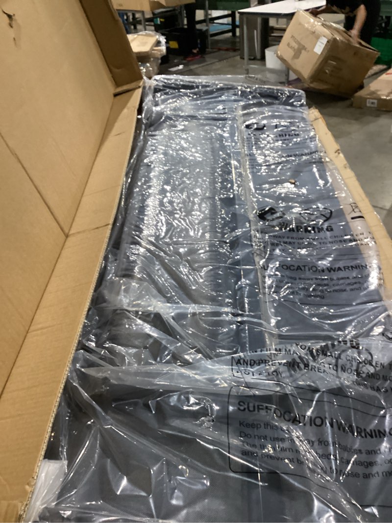 Condition photo showing As Is for similar to not exact oedro soft tri-fold truck bed tonneau cover compatible with toyota tacoma 2024 2025 2026 with 5ft bed, with track rail system(excl. trail) 5ft bed folding 2024-2026