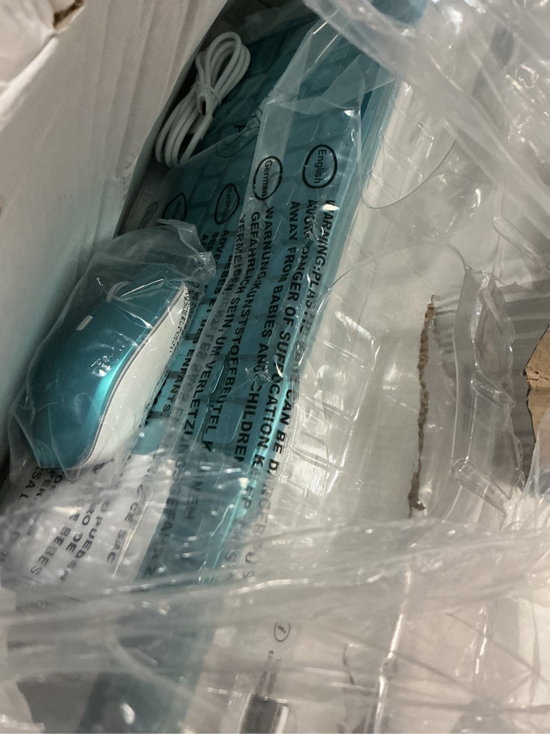 Condition photo showing Good Condition for Wireless Keyboard and Mouse Combo, RGB Backlit, Rechargeable & Light Up Letters, Full-Size, Soft Typing, Sleep Mode, 2.4GHz Quiet Keyboard Set for Mac, Windows, Laptop, PC, Trueque (Metallic Blue)