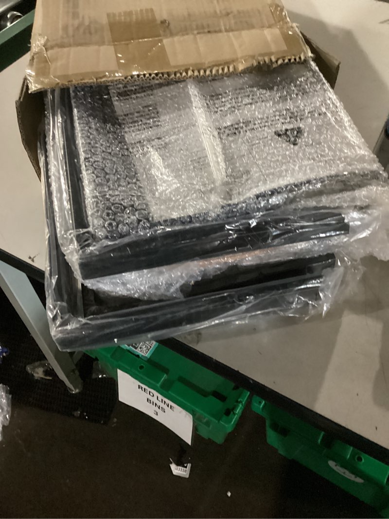 Condition photo showing New/Like New for Kitstorack Under Sink Organizer, 2 Tier Under the Sink Storage, Slide out Pull out Cabinet Organizer Shelf, Metal Sliding Drawer for Kitchen Bathroom Pantry Closet Organization Rack, Black, 2 Pack Black 2 Pack