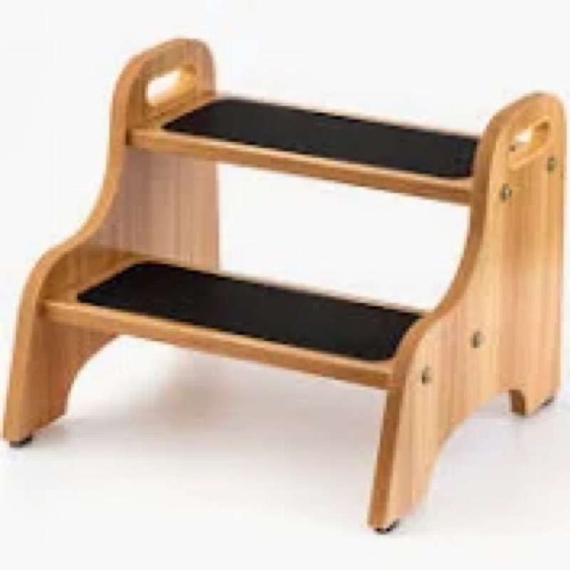 Small wood steps