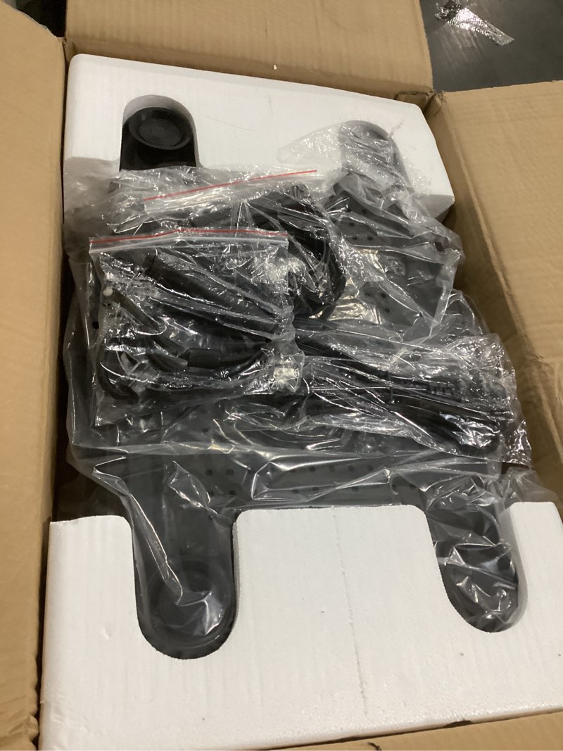 Condition photo showing As Is for Vibration Plate Exercise Machine, Vibrating Plate Platform for Lymphatic Drainage with 200 Adjustable Speeds, Power Vibration Plate for Weight Loss & Fitness, Supports Weight 450 Lbs Jet Black