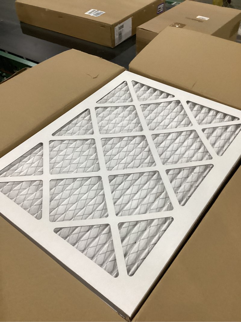 Condition photo showing As Is for 16 3/8x21 1/2x1 MERV 13 (6-Pack) Pleated Air Filter (Actual Size: 16 3/8"x21 1/2"x3/4") MPR 1900 & FPR 10, Furnace Air Filters 16 3/8x21 1/2x1 6-P MERV-13