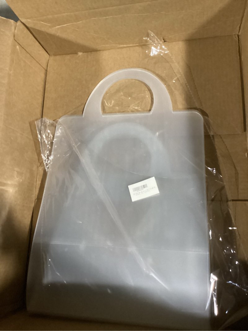 Condition photo showing Good Condition for Clear Flower Bags with Handles for Bouquets Florist Shop Packaging Supplies 10 Pcs Valentine's Day 13.7 * 9.8 * 4.7 inches (A)