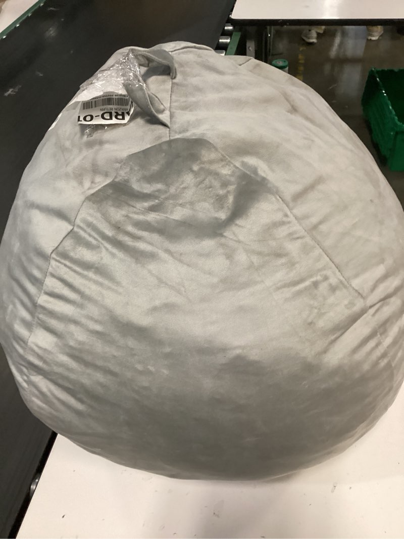 Condition photo showing As Is for HABUTWAY 2FT Bean Bag Chair, 2' Beanbags Small Bean Bag Chairs with Filling, Teardrop Bean Bag Chair