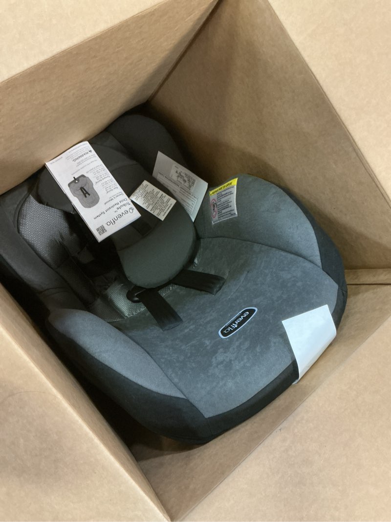 Condition photo showing Good Condition for evenflo tribute lx convertible car seat (saturn gray) new evenflo tribute lx convertible car seat